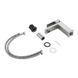 Змішувач для раковини низький Lidz Helix 001F (k35) LDHEL001FNKS49178 Nickel
