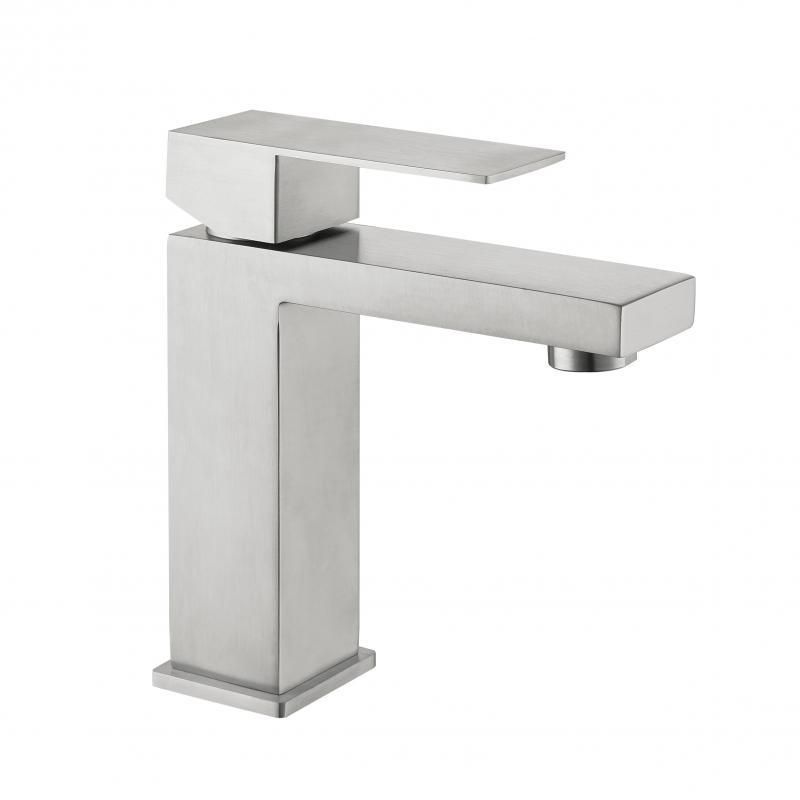Змішувач для раковини низький Lidz Helix 001F (k35) LDHEL001FNKS49178 Nickel SD00055302 фото
