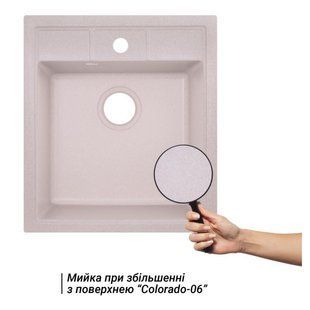 Кухонна мийка Lidz 460х515/200 COL-06 (LIDZCOL06460515200) SD00042418 фото