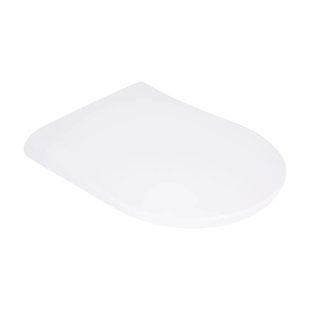 Qtap Сидіння для унітаза (Robin 490, Scorpio 490) 430x363x60 мм, White, з мікроліфтом, Slim Duroplast, MagLock QTSC179W48915 SD00055039 фото