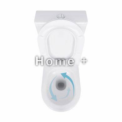 Унитаз напольный Qtap Robin New Ultra Quiet безободковый с сиденьем Soft-Close WHITE QT13226083AW SD00052565 фото