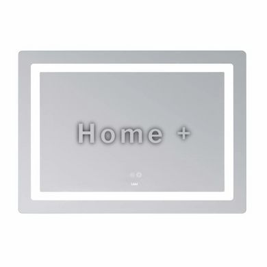 Дзеркало Lidz Kubis (KU2) 1200х800 з LED-підсвіткою Touch, з антизапотіванням, з диммером, рег. яскравості LDKUB120080049007 SD00055131 фото