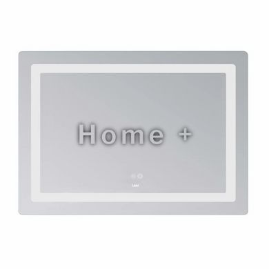 Дзеркало Lidz Kubis (KU2) 1200х800 з LED-підсвіткою Touch, з антизапотіванням, з диммером, рег. яскравості LDKUB120080049007 SD00055131 фото
