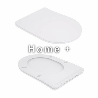 Унитаз напольный Qtap Robin New Ultra Quiet безободковый с сиденьем Soft-Close WHITE QT13226083AW SD00052565 фото