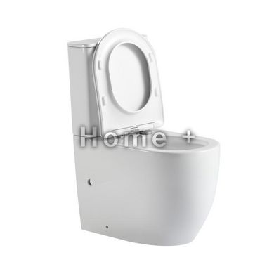 Унітаз підлоговий Qtap Robin New Ultra Quiet безобідковий із сидінням Soft-Close WHITE QT13226083AW SD00052565 фото