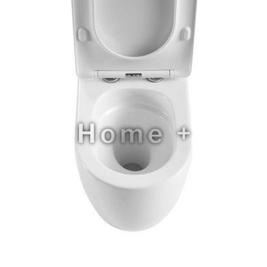 Унітаз підлоговий Qtap Robin New Ultra Quiet безобідковий із сидінням Soft-Close WHITE QT13226083AW SD00052565 фото