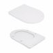 Унитаз напольный Qtap Robin New Ultra Quiet безободковый с сиденьем Soft-Close WHITE QT13226083AW