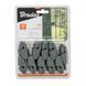 Зажимы для шнура BUNGEE Clip Clips, серый, 10шт, BCK2-B Польша