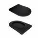 Унитаз подвесной Qtap Taurus Ultra Quiet 515&times;360&times;350 мм, Matt Black, с сиденьем Slim Duroplast / Soft-close / Quick Release