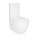 Унитаз напольный Qtap Robin New Ultra Quiet безободковый с сиденьем Soft-Close WHITE QT13226083AW