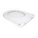 Qtap Сиденье для унитаза (Robin 490, Scorpio 490) 430x363x60 мм, White, с микролифтом, Slim Duroplast, MagLock QTSC179W48915