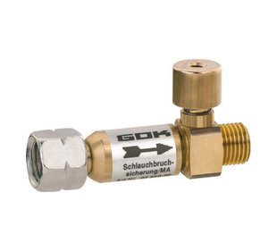 Клапан для газового обладнання GOK SBS/MA 29/30 мбар 1,5 кг/год G1/4 lh nut x G1/4 lh M 1887642824 фото