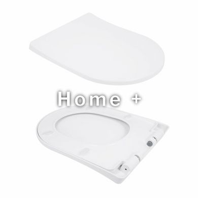 Унитаз-моноблок напольный Qtap Swan Ultra Quiet безободковый с сиденьем Soft-Close WHITE QT16226080AW SD00052582 фото