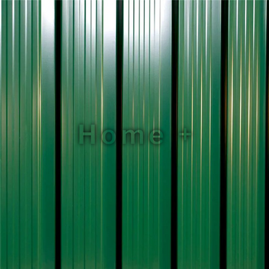 Сарай металевий ECO 362,7x322x196 см зелений з білим