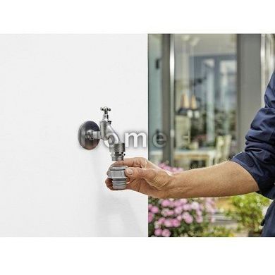 Набір шланг GARDENA Liano садовий текстильний 13 мм (1/2") 15 м з тримачем TapFix 18595-20.000.00 фото