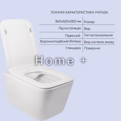 Подвесной унитаз и биде Crow 2 в 1: унитаз подвесной Rimless + биде подвесное SD00053558 фото