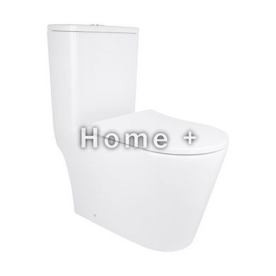 Унитаз-моноблок напольный Qtap Swan Ultra Quiet безободковый с сиденьем Soft-Close WHITE QT16226080AW SD00052582 фото