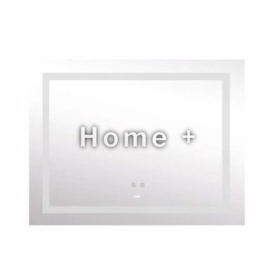 Дзеркало Lidz Kubis (KU1) 1200х800 з LED-підсвіткою Touch, з антизапотіванням, з диммером, рег. яскравості LDKUB120080049008 SD00055132 фото