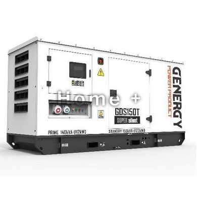 Генератор дизельний GENERGY GDS150T 123 кВт 240039090 фото