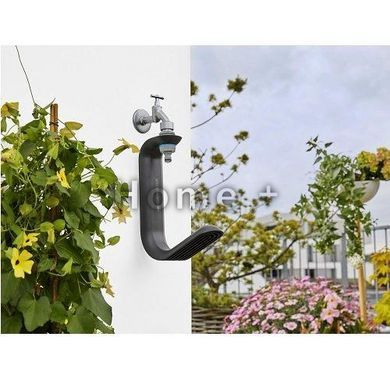 Набір шланг GARDENA Liano садовий текстильний 13 мм (1/2") 15 м з тримачем TapFix 18595-20.000.00 фото