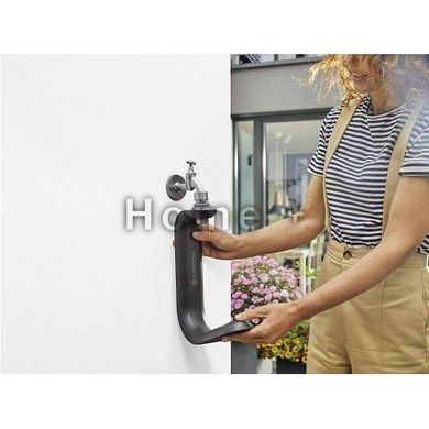 Набір шланг GARDENA Liano садовий текстильний 13 мм (1/2") 15 м з тримачем TapFix 18595-20.000.00 фото
