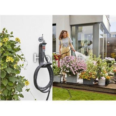 Набір шланг GARDENA Liano садовий текстильний 13 мм (1/2") 15 м з тримачем TapFix 18595-20.000.00 фото
