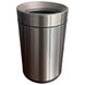 Ведро для мусора JAH 12 л круглое серебряный металлик без крышки и внутреннего ведра
