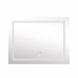 Дзеркало Lidz Kubis (KU1) 1200х800 з LED-підсвіткою Touch, з антизапотіванням, з диммером, рег. яскравості LDKUB120080049008