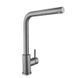 Смеситель для кухни Lidz Aria 015FL1 (k35) с выдвижным изливом LDARI015FL1GRP49561 Graphite
