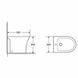 Біде підлогове Qtap Presto 540&times;340&times;400 White QTPRE29W43056