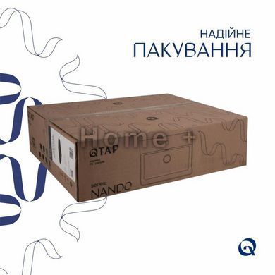Раковина Qtap Nando LT 500х420х120 Matt black QT12112173SMBMBN SD00052920 фото