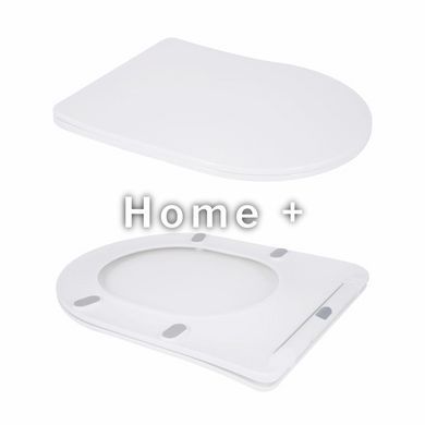 Унітаз підлоговий Qtap Vlasta Ultra Quiet безобідковий із сидінням Soft-close WHITE QT28228300W SD00052619 фото