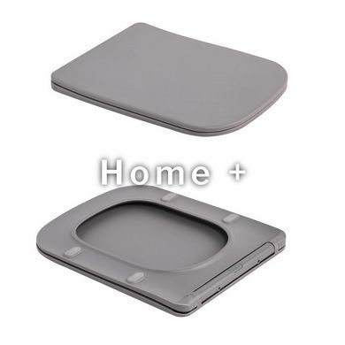 Унітаз підвісний Tern Ultra Quiet 490&times;365&times;325&nbsp;мм, Stone Grey, із сидінням Slim Duroplast/Soft-close/Quick Release SD00054289 фото