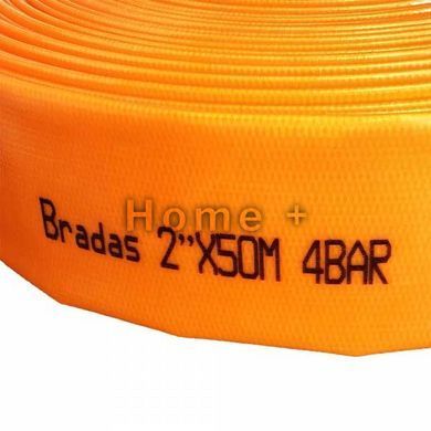 Шланг плоский AGRO-FLAT PE W.P.4 &ndash; 2&rdquo; &ndash; 100м, ORANGE, WAF4B200100 1354291209 фото