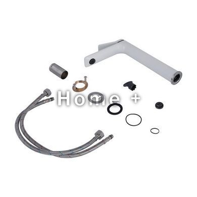 Змішувач для раковини Qtap Presto високий QTPRE269CRW45577 Chrome/White SD00051701 фото