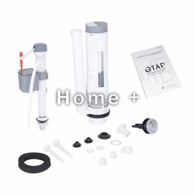 Унітаз підлоговий Qtap Vlasta Ultra Quiet безобідковий із сидінням Soft-close WHITE QT28228300W SD00052619 фото