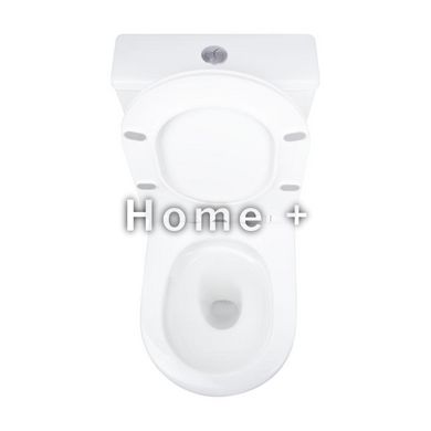 Унітаз підлоговий Qtap Vlasta Ultra Quiet безобідковий із сидінням Soft-close WHITE QT28228300W SD00052619 фото