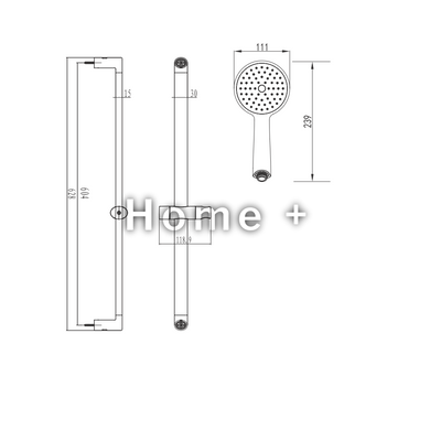 100327S SHAPE Душовий набір 2024643400 фото