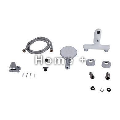 Змішувач для ванни Qtap Jay (з душовим гарнітуром) QTJAY259CRW45553 Chrome/White SD00051677 фото