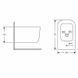 Биде подвесное Qtap Gemini 520&times;360&times;295 мм, White QTTAU28W49121