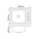 Кухонная мойка Brinex 6050-L 0,6 мм Satin (BRIN6050LSAT06)