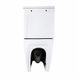 Унітаз підлоговий Qtap Vlasta Ultra Quiet безобідковий із сидінням Soft-close WHITE QT28228300W