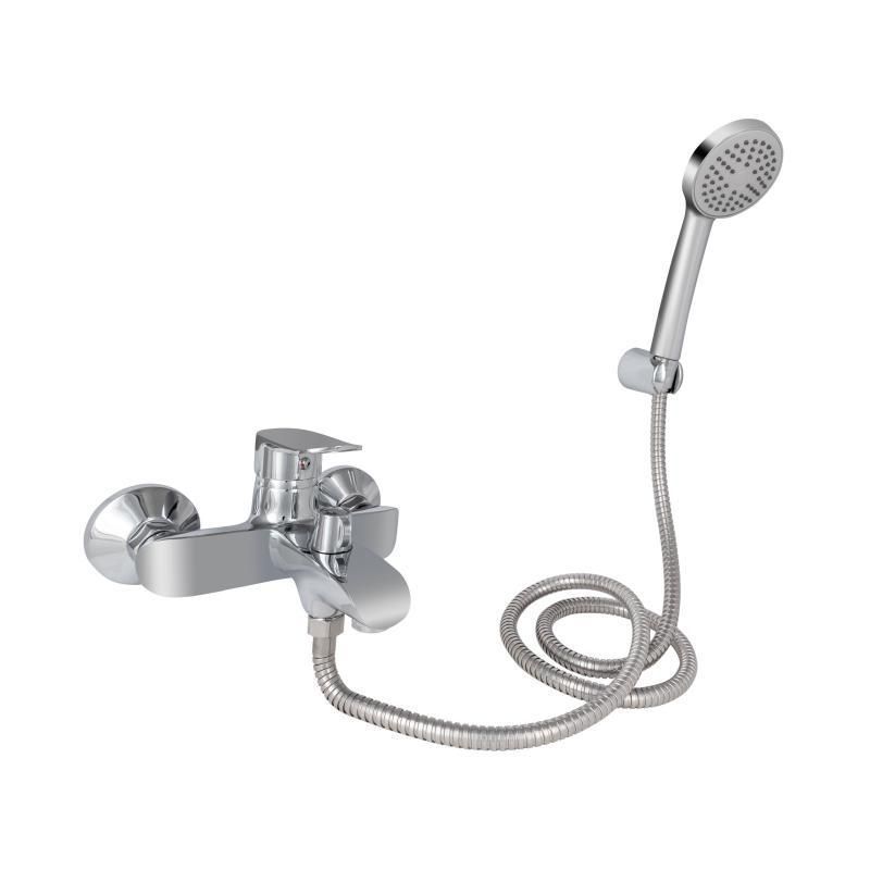 Змішувач для ванни Lidz Wieza 006 (з душовим гарнітуром) (k35) LDWIE006CRM45410 Chrome SD00051534 фото