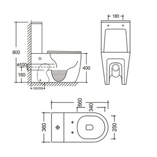 Унітаз підлоговий Qtap Grand Ultra Quiet безобідковий із сидінням Soft-close WHITE QT26228301W SD00052620 фото