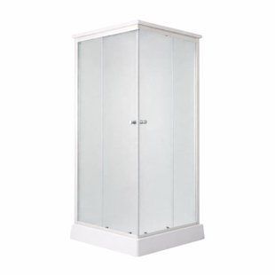 Душовий бокс Lidz Kubis SB90x90.SAT.LOW.FR, скло Frost 4 мм SD00055513 фото