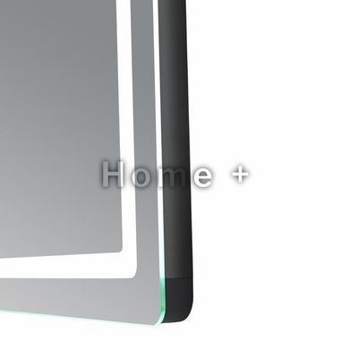 Дзеркало Qtap Mideya (MI2) 800х600 з годинником, з LED-підсвіткою Touch, з антизапотіванням, димером, регумр. яскравості QTMID8006 SD00055389 фото