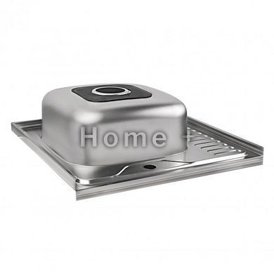 Кухонная мойка Brinex 6060-L 0,6 мм Satin (BRIN6060LSAT06) SD00054106 фото