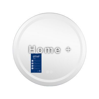 Дзеркало Qtap Mideya 600х600 (DC-F803 з LED-підсвіткою й антизапотіванням) QT2078F803W SD00034656 фото