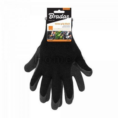 Перчатки защитные латексные, TERMO GRIP BLACK, размер 8, RWTGB8 1774718833 фото