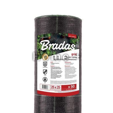 Агротканина проти бур'яну, GRID 25, BLACK, 130 гр/м&sup2;, 3,2 x 50м, ATGDBK13032050 ATGDBK13032050 фото